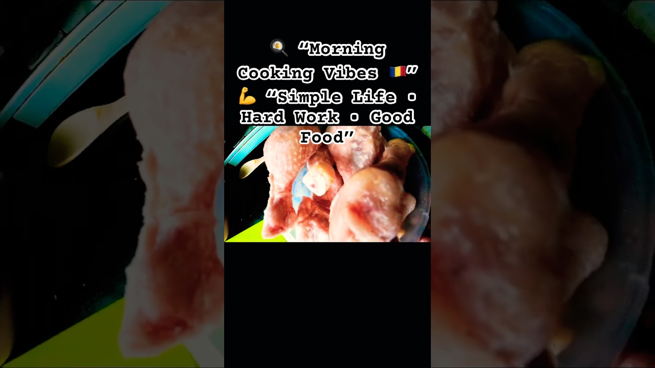 🍗 Morning Chicken Cooking | Simple Life in Europe 🇷🇴 | Lanka to Europe