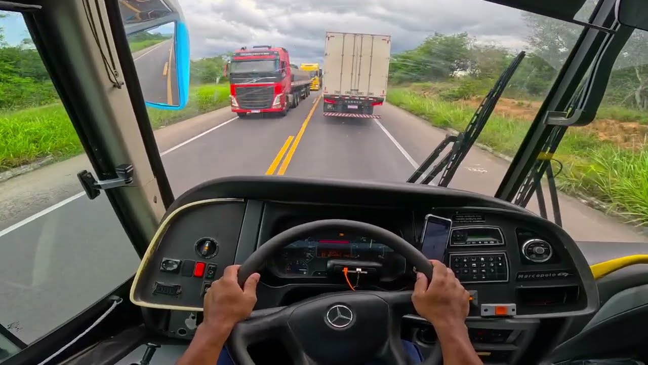 Segundo na br 116 para São Paulo,  Ao volante, Viagem Satisfatória: Visão do Motorista 🚌 ​#Busologia