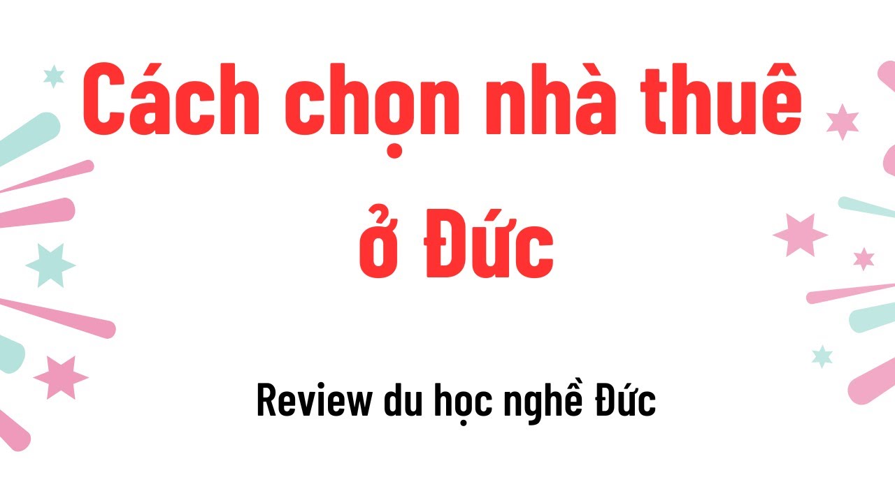 Cách chọn nhà thuê ở Đức cho Ausbildung và diện 18B