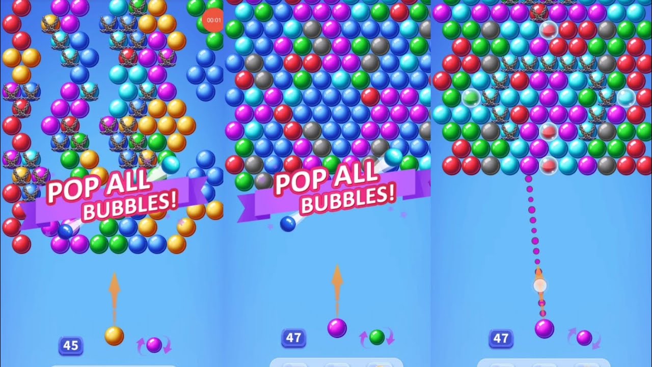 Shoot Bubble Pop Bubbles | Bubble Shooter Levels 122&ndash;125 Gameplay Walkthrough | Android & iOS 2025