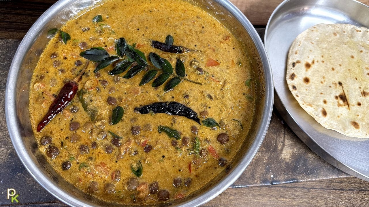 Kerala Style Kadala Cury-Side Dish for Puttu-Appam-Idiyappam-Chapati-Kadala Curry