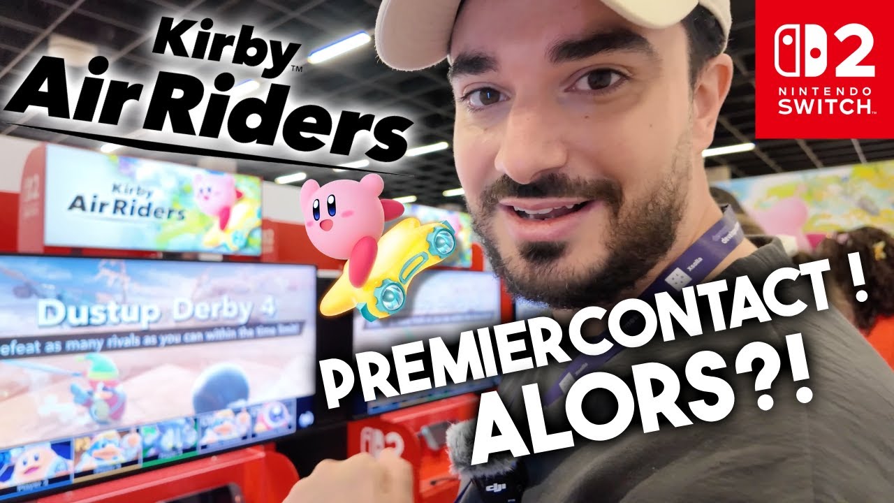 J'ai pu JOUER à KIRBY AIR RIDERS sur NINTENDO SWITCH 2 ! ALORS c'est COOL ?!