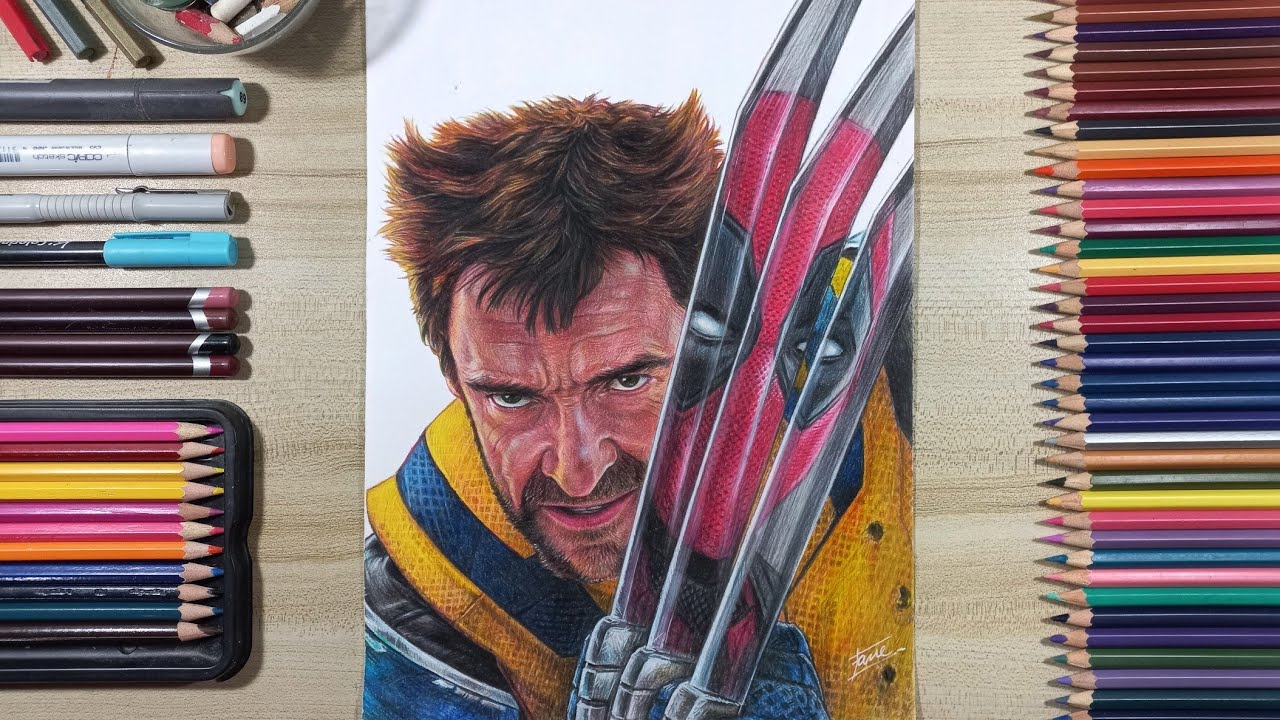 Drawing Wolverine (Deadpool & Wolverine) | Fame Art