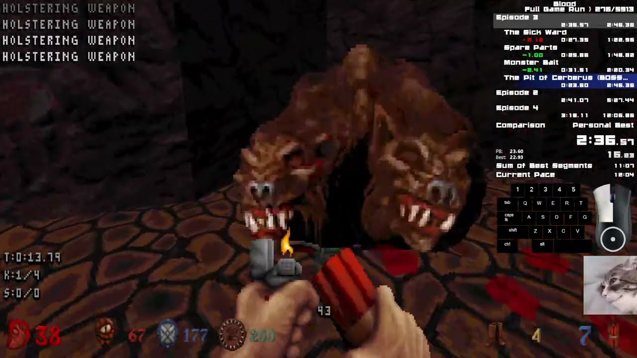 Blood Speedrun (Any% No Episode Warp): 11:59