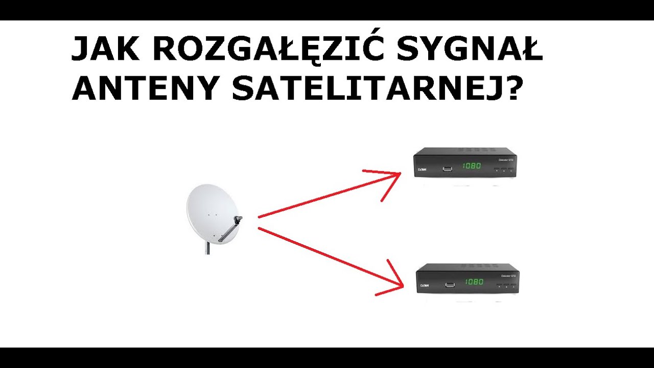 Jak rozgałęzić sygnał z anteny satelitarnej - Jak nagrywać