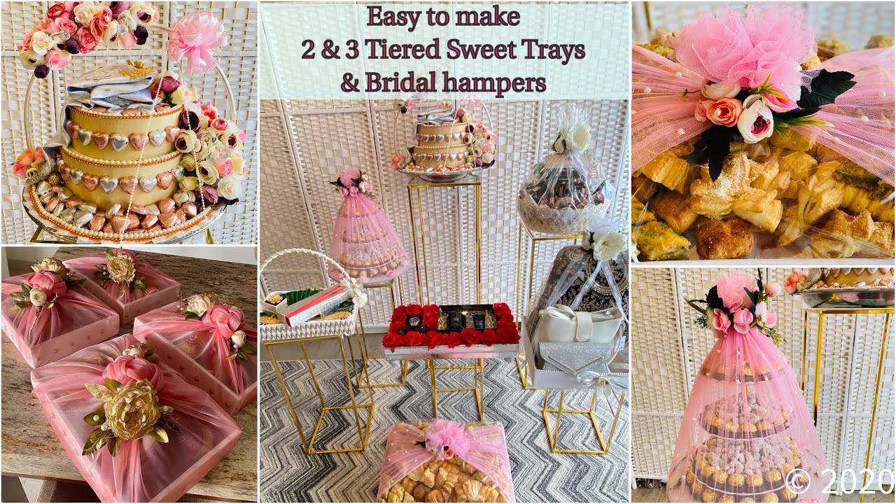 🕊Engagement 🕊|| Simple and Easy way to make 2 & 3 Tiered SWEET Trays