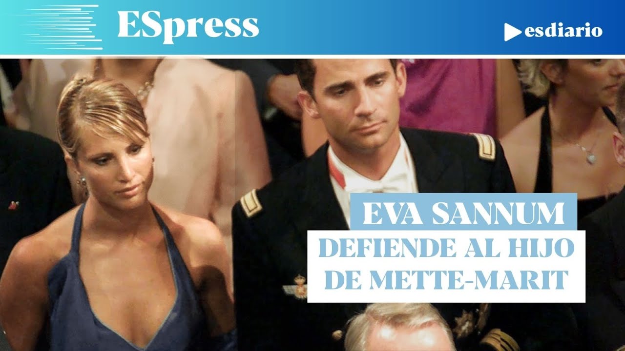 Eva Sannum, la exnovia de Felipe VI, sale en defensa del hijo de Mette-Marit