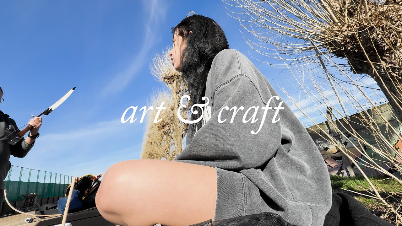 art & craft | gym routine, air-dry clay and baking | paris diaries
