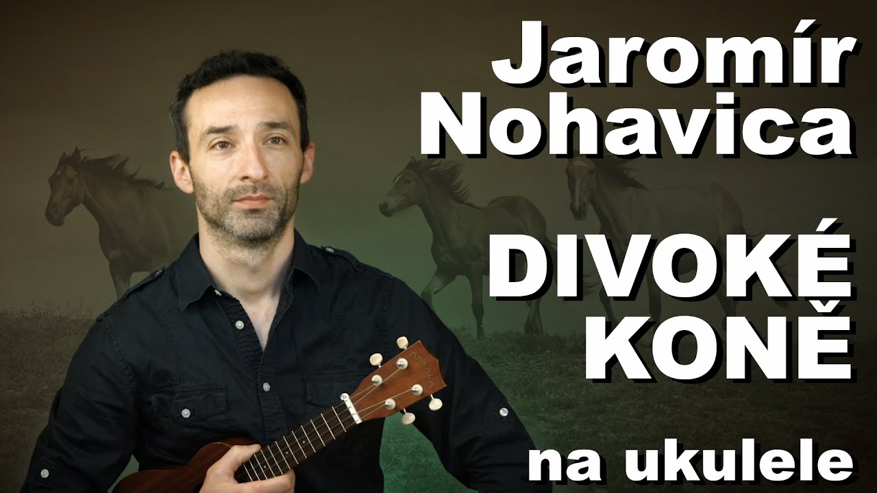 Jaromír Nohavica: DIVOKÉ KONĚ na Ukulele  | Tutorial, návod, škola | Ako hrať na UKULELE