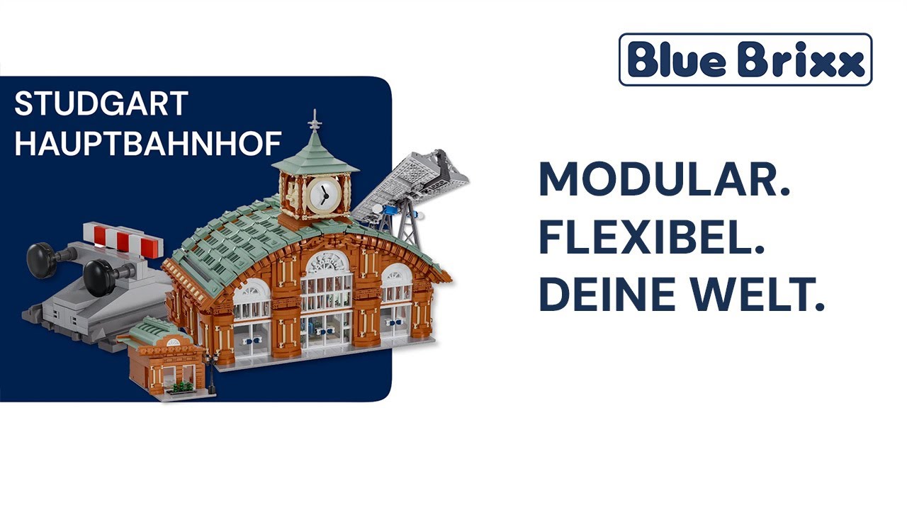 Dein Bahnhof. Deine Welt. – Der modulare Studgart Hauptbahnhof aus Noppensteinen
