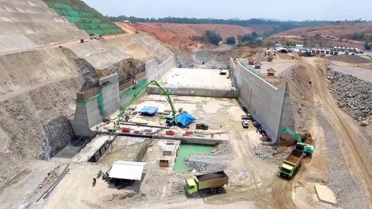 REKAMAN CCTV DARI AWAL PEMBANGUNAN BENDUNGAN SAMPAI SEKARANG. SPEED 200 X