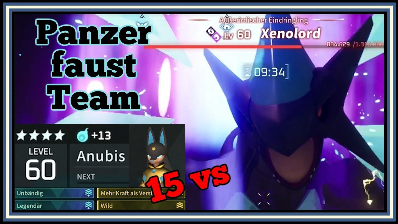 07 Xenolord vs Anubis-Panzerfaust-Team, 15x perfekte Stats (Palworld Feybreak letzte Folge Gameplay)