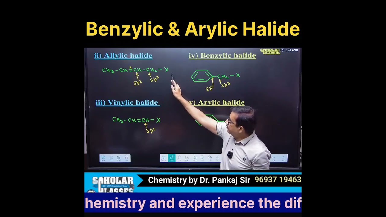 Benzylic & Arylic Halide ll Class XII Organic Chemistry