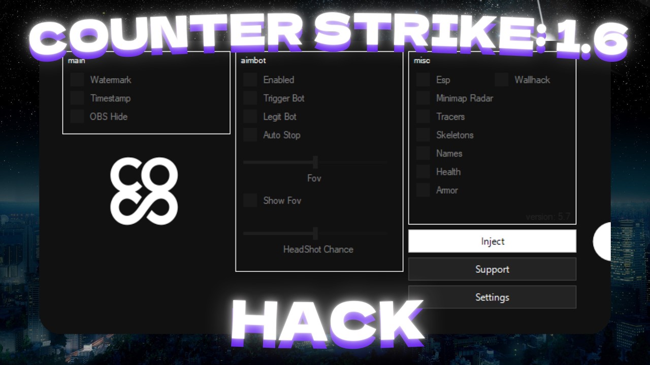 BEST Counter Strike: 1.6 Hack | Aim & WH & Other | CS 1.6 Hack Download 2026