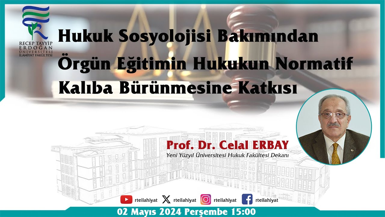Hukuk Sosyolojisi    Prof. Dr. Celal ERBAY