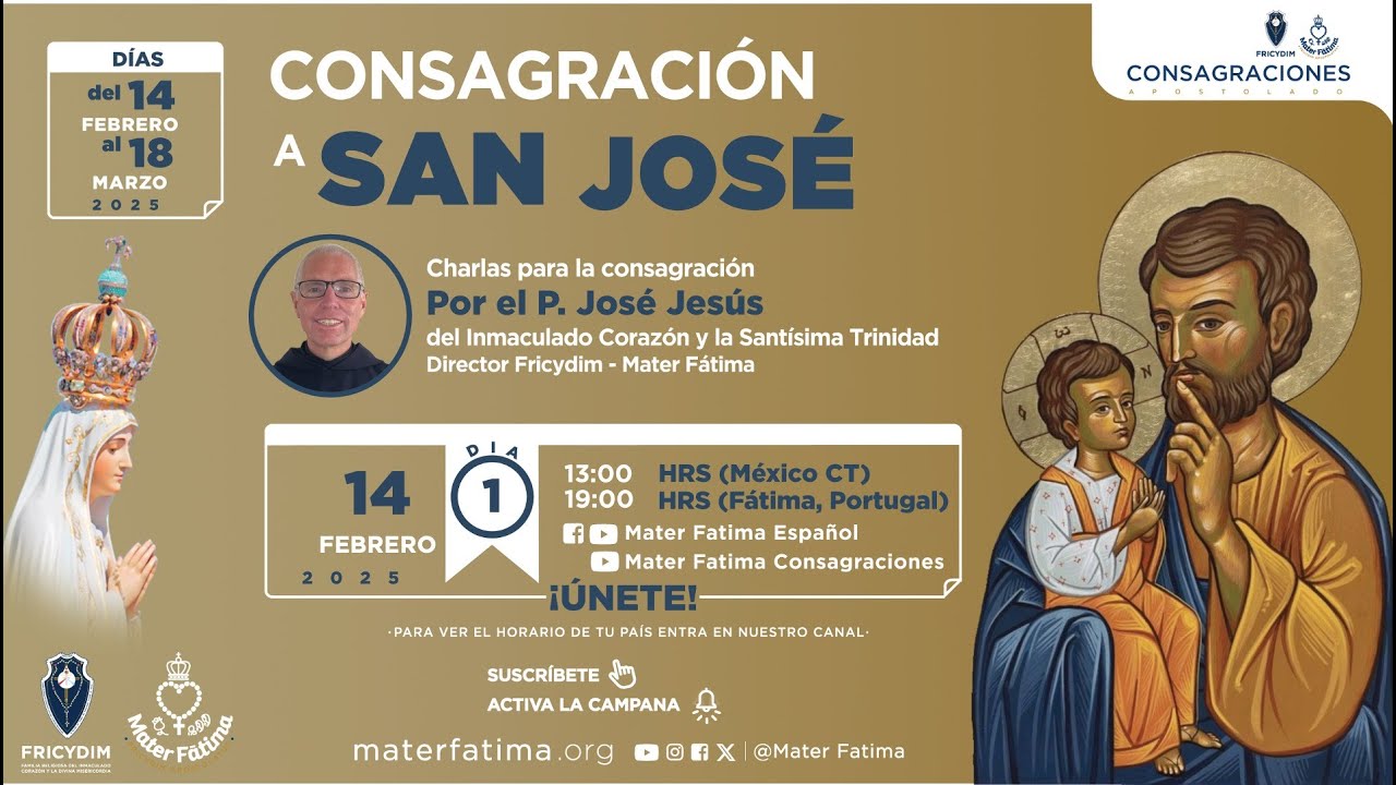 D&iacute;a 1  - Charlas para la Consagraci&oacute;n a San Jos&eacute;