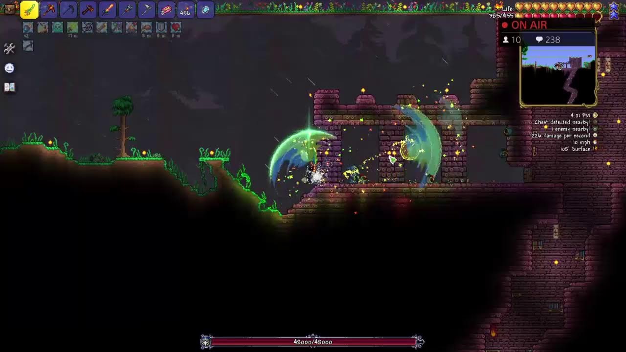 Terraria Finishing The Game With Swords (Live)