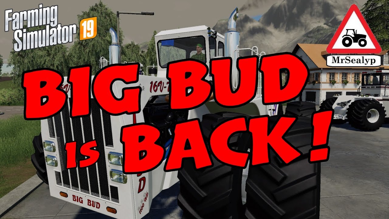 Farming Simulator 19, PS4. BIG BUD is BACK! Vehicle Review!
