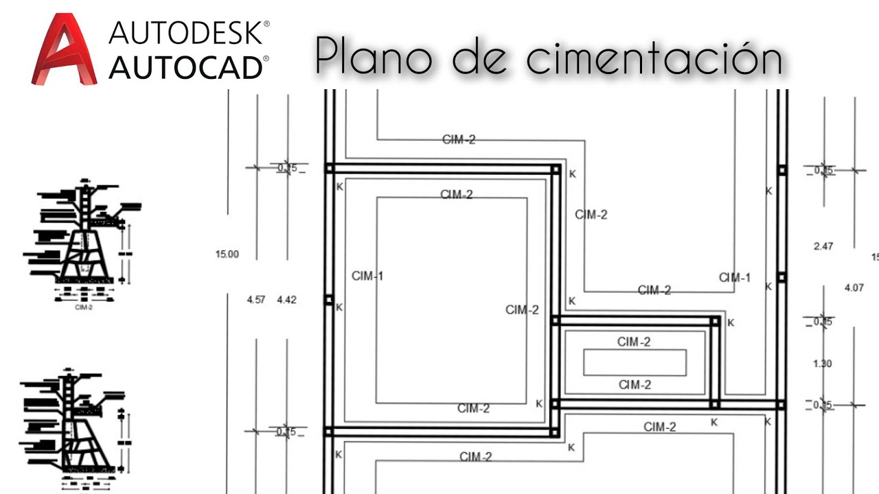 Базовый курс AutoCAD (Как сделать план фундамента) 💻 ✅✏️