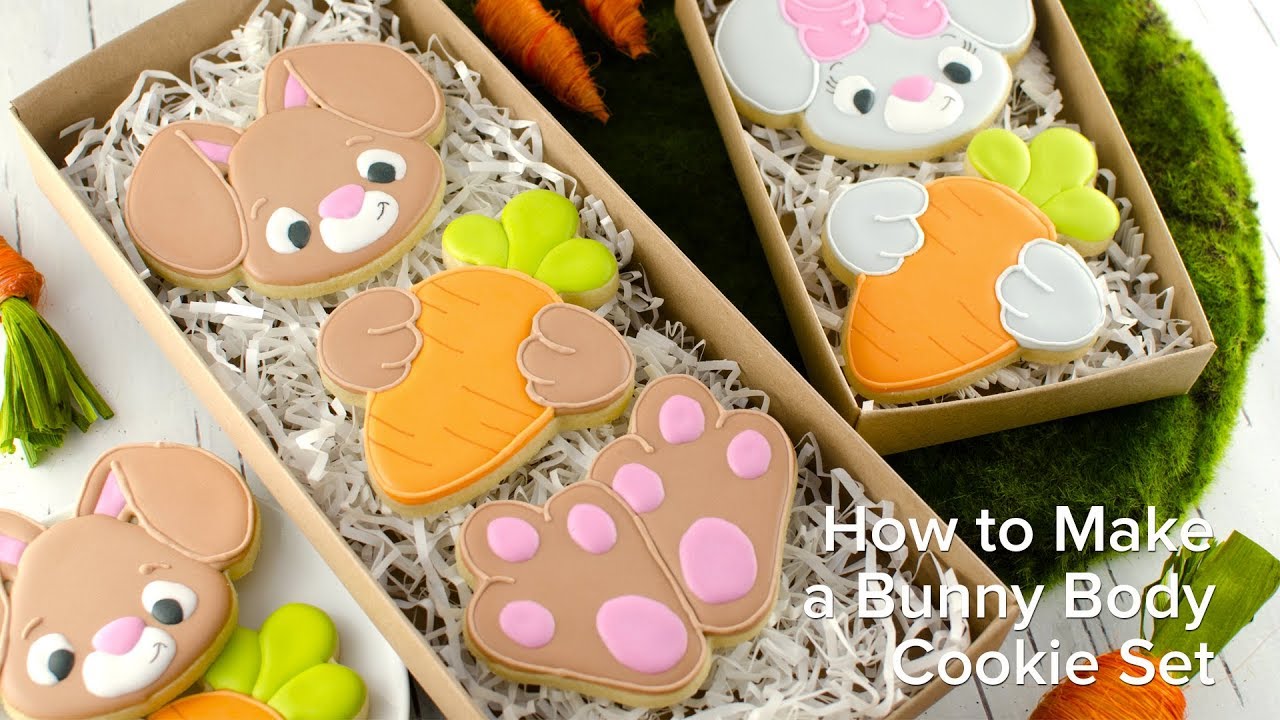 How to Make a Bunny Body Cookie Set