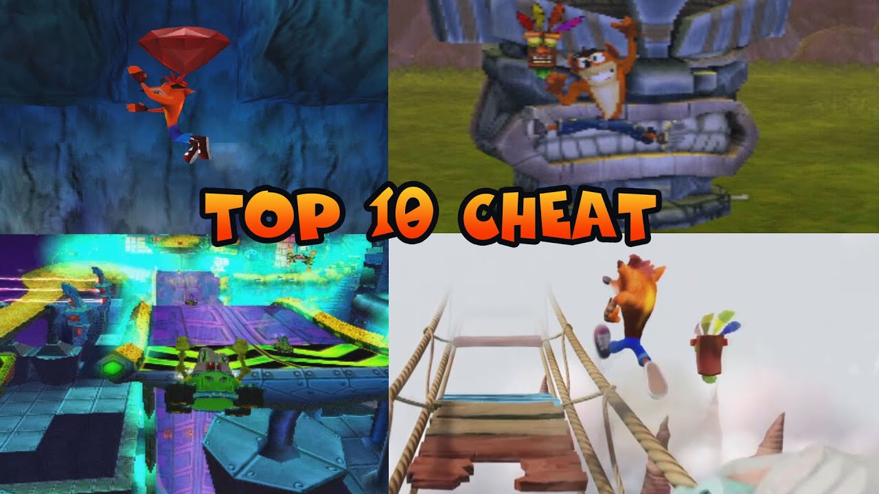 TOP 10 CHEAT DI CRASH BANDICOOT