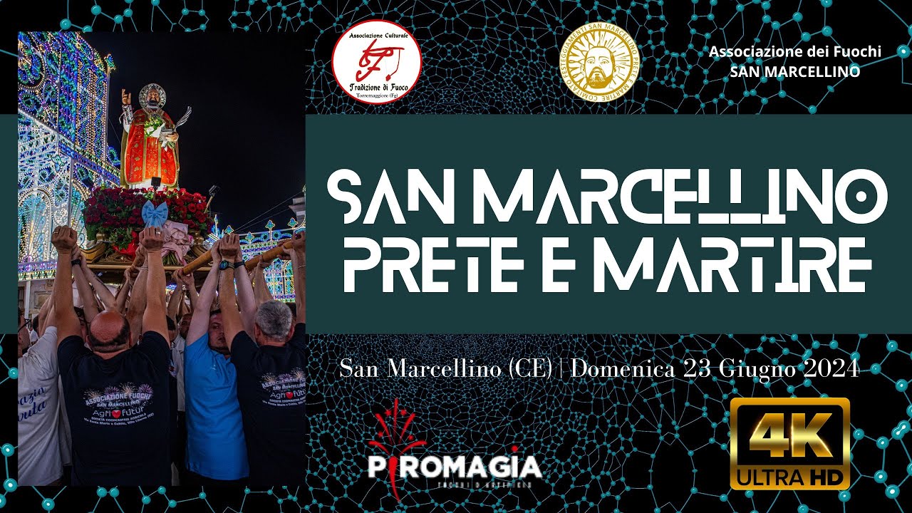 4K San Marcellino (CE) 2024 Piromagia by Russo
