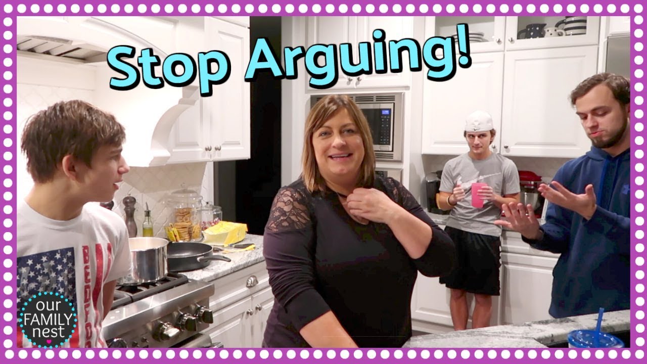 FAMILY ARGUMENTS! REAL LIFE DINNER ROUTINE!