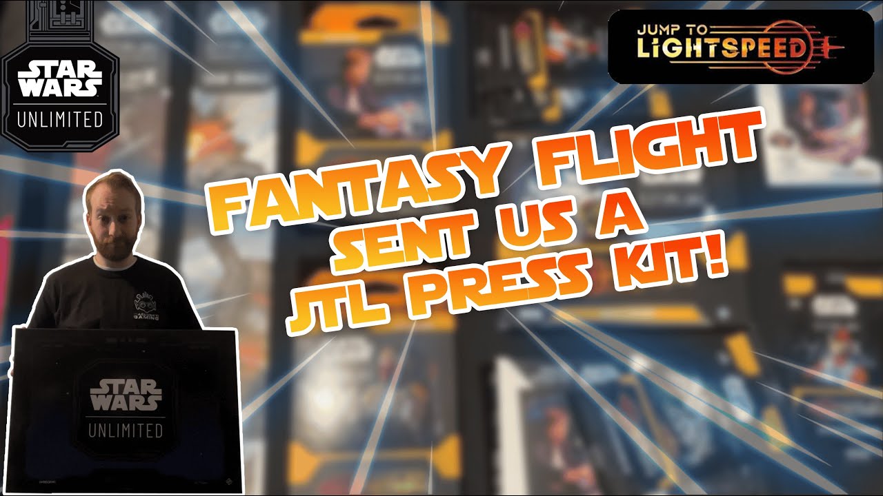 Fantasy Flight Press kit Unboxing | Jump To Light Speed #starwarsunlimited #starwars