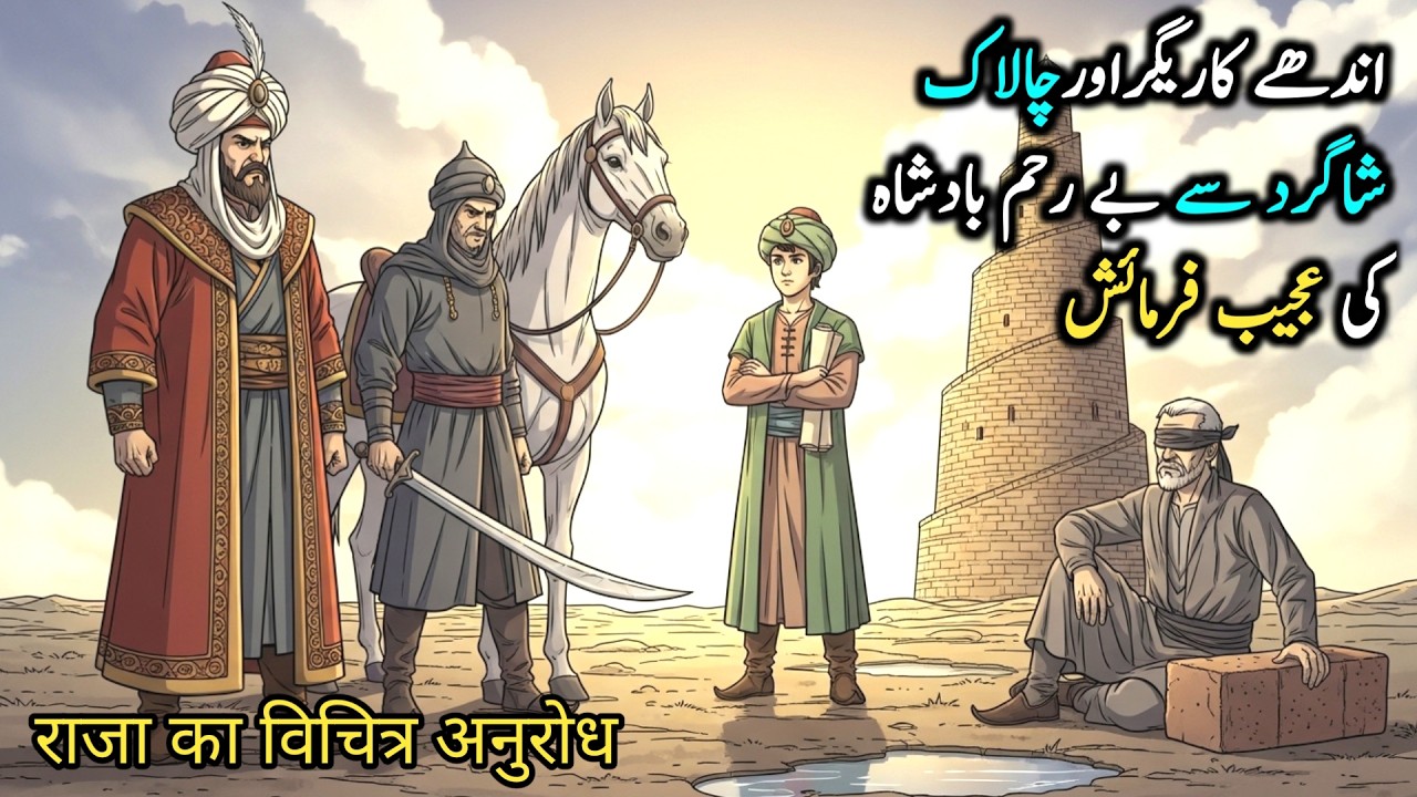 Andhe Karegar or Chalak Shagard Berahm Badsha ki Ajeeb Farmaish | निर्दयी राजा का विचित्र अनुरोध