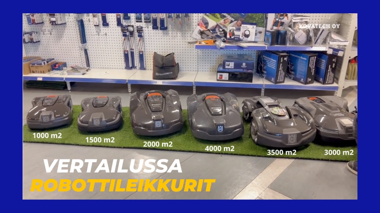 Vertailussa Husqvarnan robottileikkurit | Kovatech