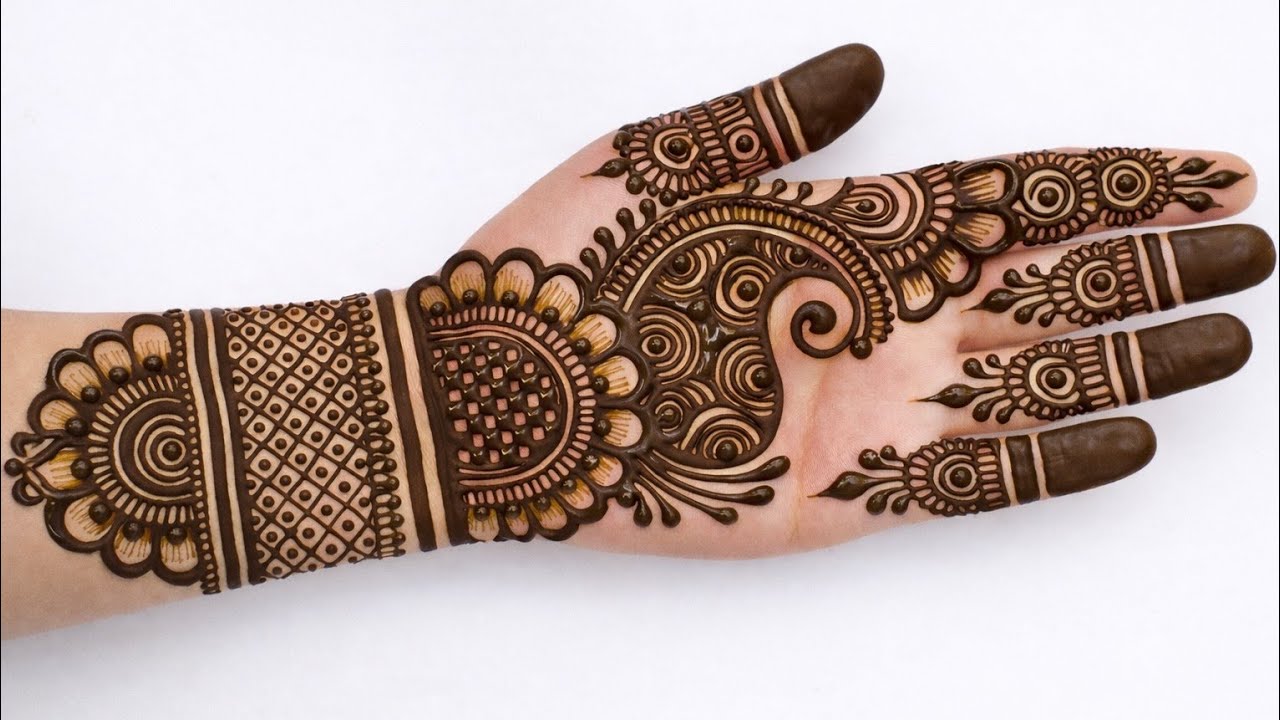 Beautiful easy mehndi design for hands | Simple Mehandi design | Mehandi ka designs | Mehandi mehndi