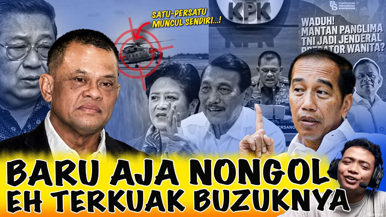 TRAG1S‼️TOPENG ASLI PENYINYIR ‘RONTOK’ PERINTAH SBY MENCURIGAKAN😱KARMA JOKOWI TEPAT KE GATOT?🔥