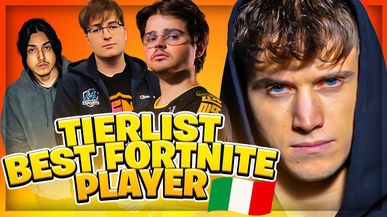 TIERLIST MIGLIORI FORNITE PLAYERS ITA