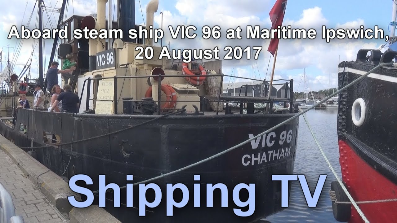 Aboard steam ship VIC 96 at Maritime Ipswich, 2017
