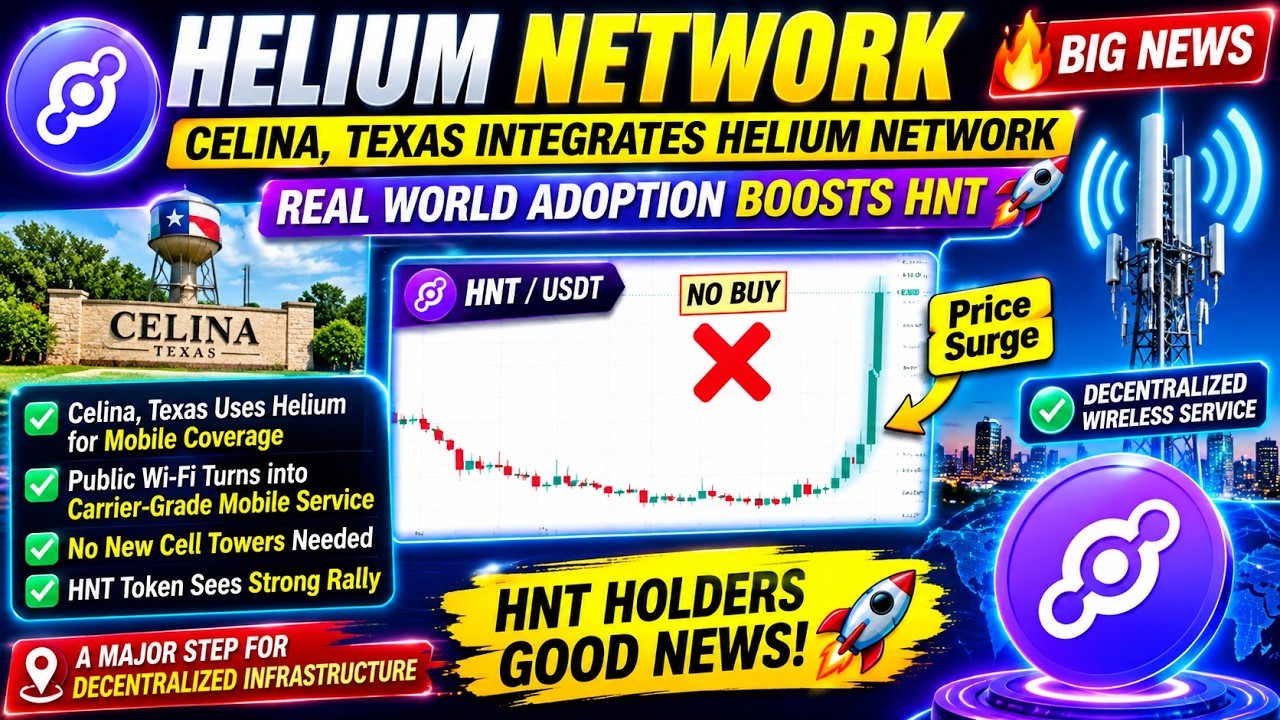 HNT Explodes 100%! 🚀 Helium Network&rsquo;s BIG Texas Adoption Explained