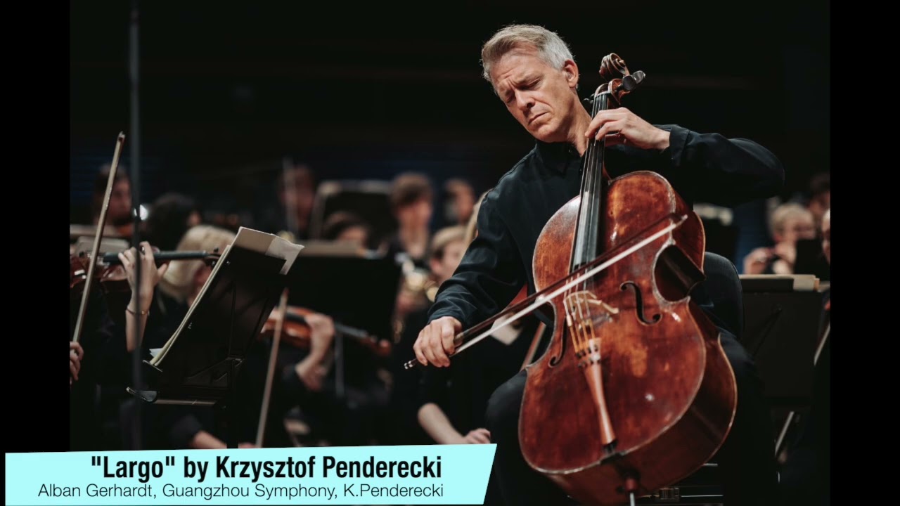 Alban Gerhardt plays Penderecki's 