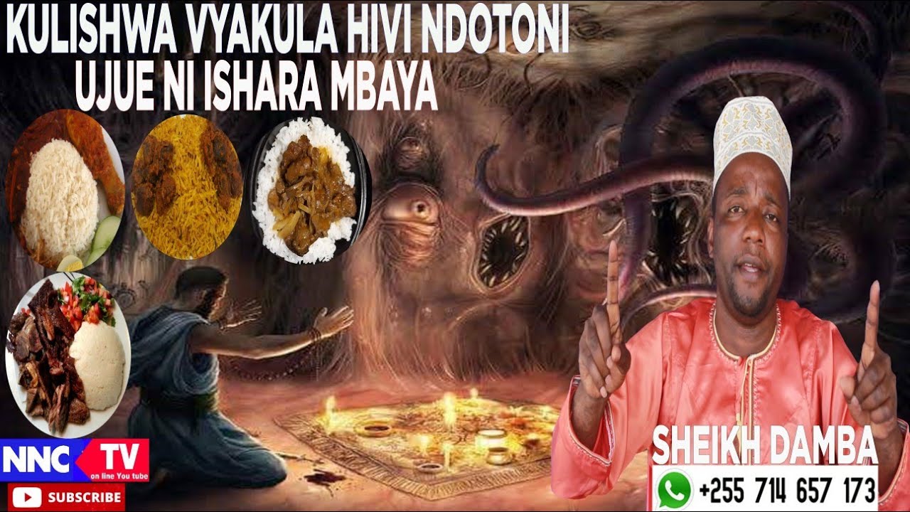 KULISHWA VYAKULA HIVI NDOTONI UJUE NI ISHARA MBAYA