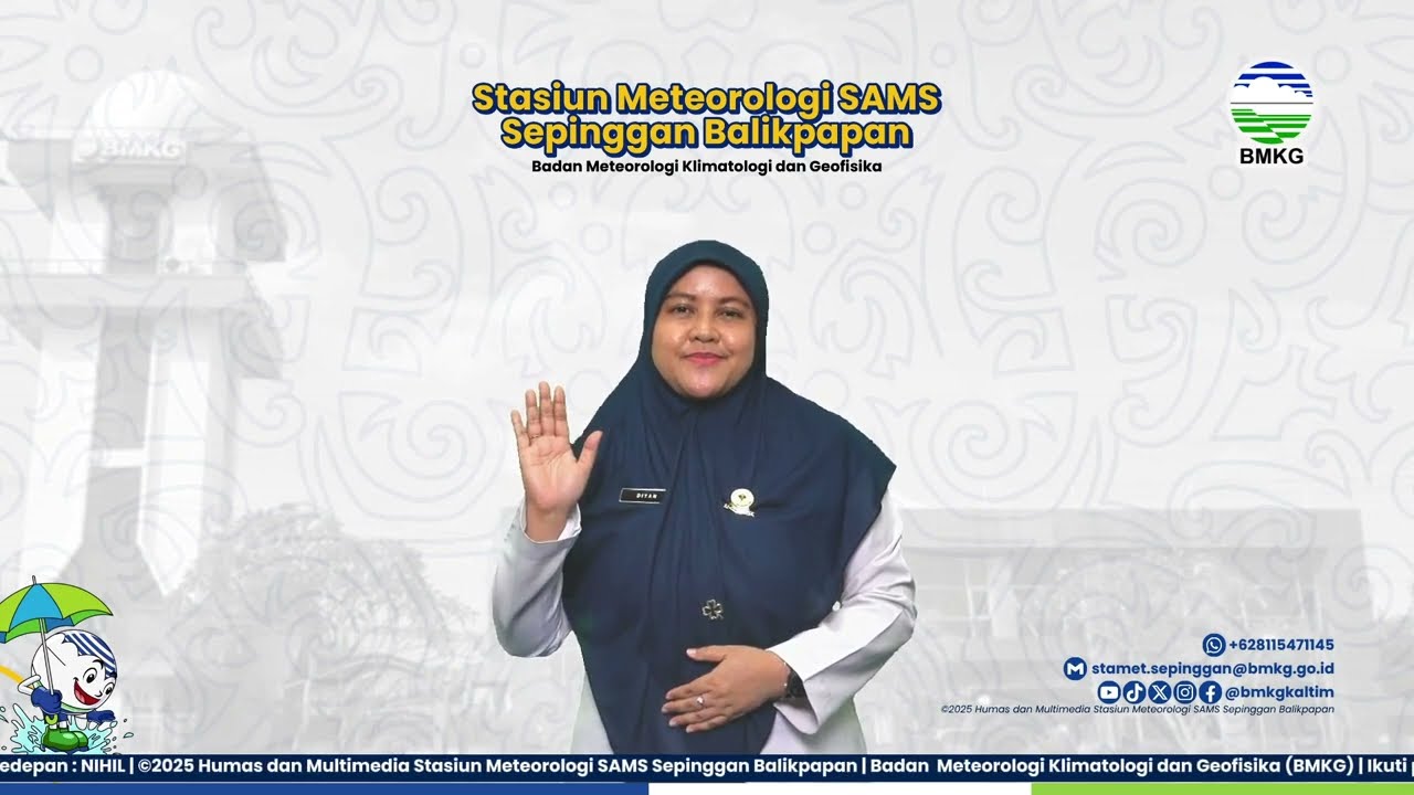 Prakiraan Cuaca Esok Hari, Kamis, 16 Oktober 2025 Wilayah Kalimantan Timur | BMKG Kaltim