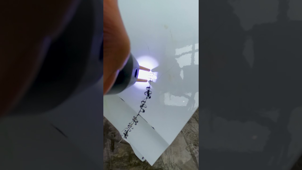 MELTING hot STAPLES Into Bumper
