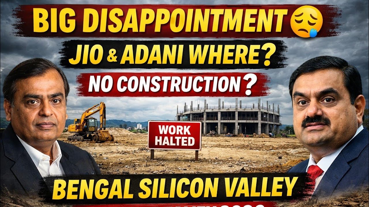 Disappointment 😔 Bengal Silicon Valley | Jio & Adani Construction Slow? Ground Reality 2026