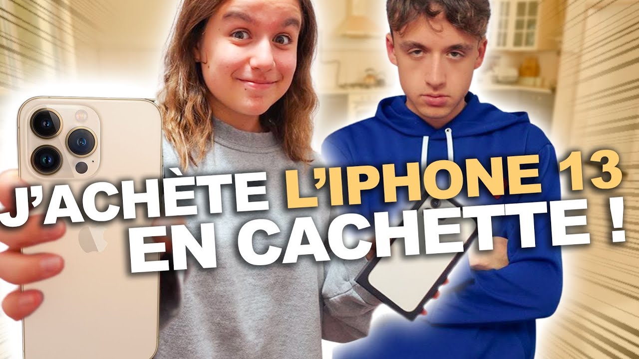 LILY ACHÈTE L'IPHONE 13 EN SECRET ! (SKETCH)