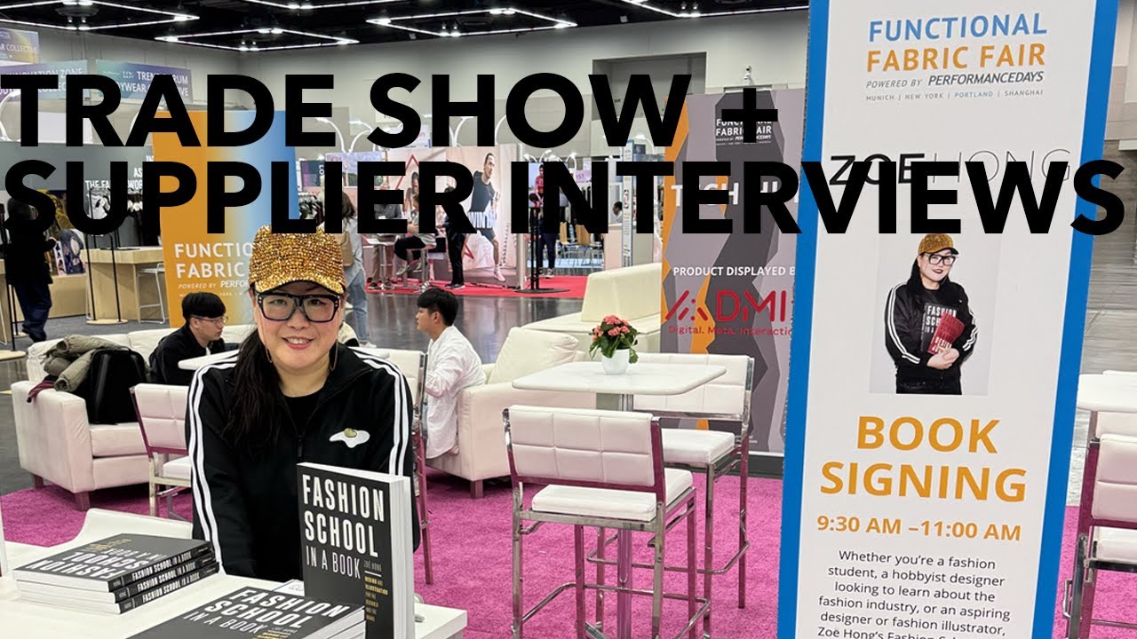 Talking to Suppliers at the Functional Fabric Fair!