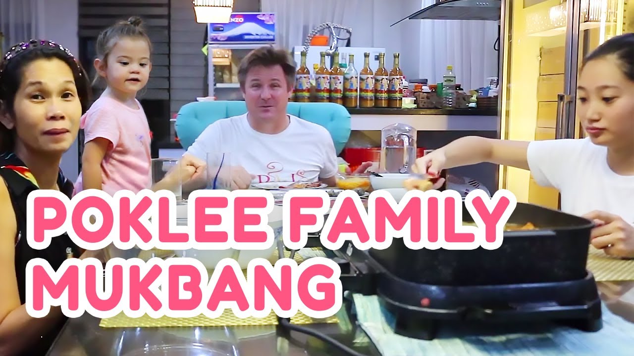 POKLEE FAMILY MUKBANG! (ASMR FAIL) | PokLee Cooking