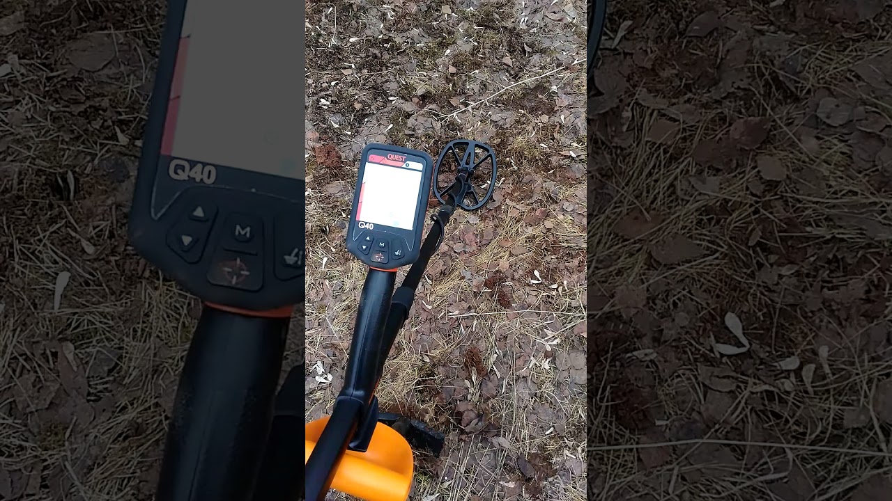 Металлоискатель Deteknix Quest Q40!Реальный тест!Поиск монет!