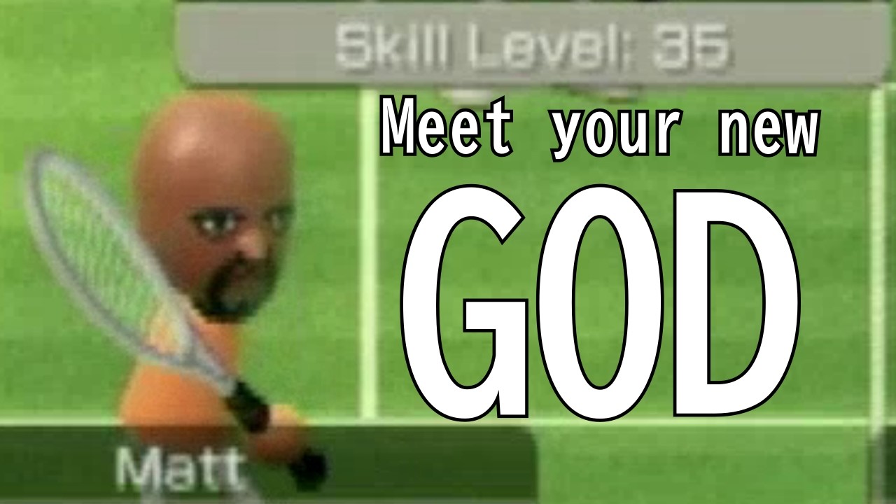 [Wii Sports] CPU Matt dunks on 