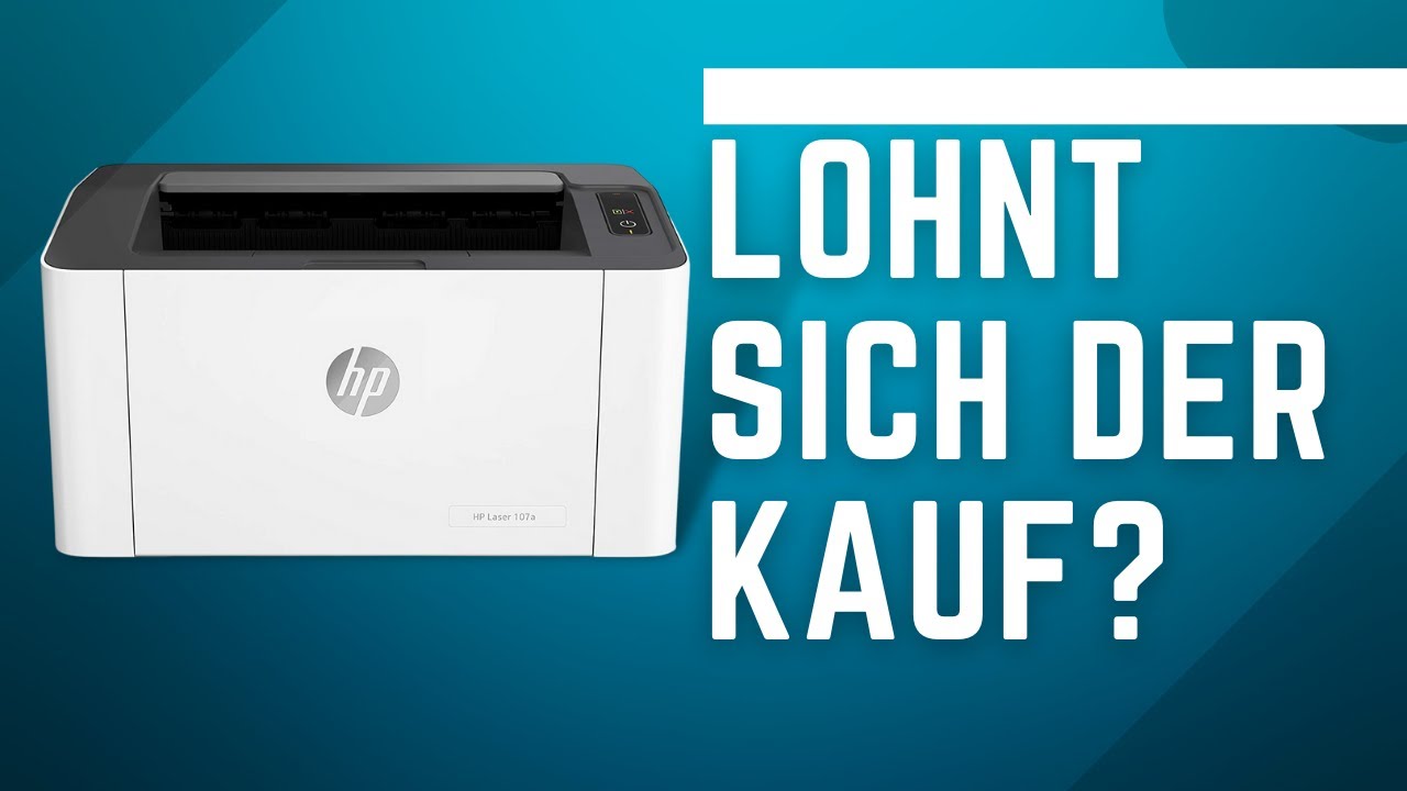 HP Laser 107a Laserdrucker im Test 🏆 Erfahrungsbericht