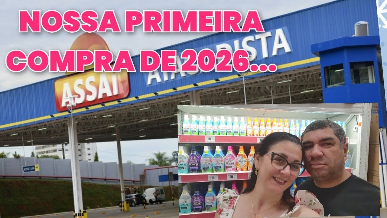 NOSSA PRIMEIRA COMPRA DO MÊS DE 2026