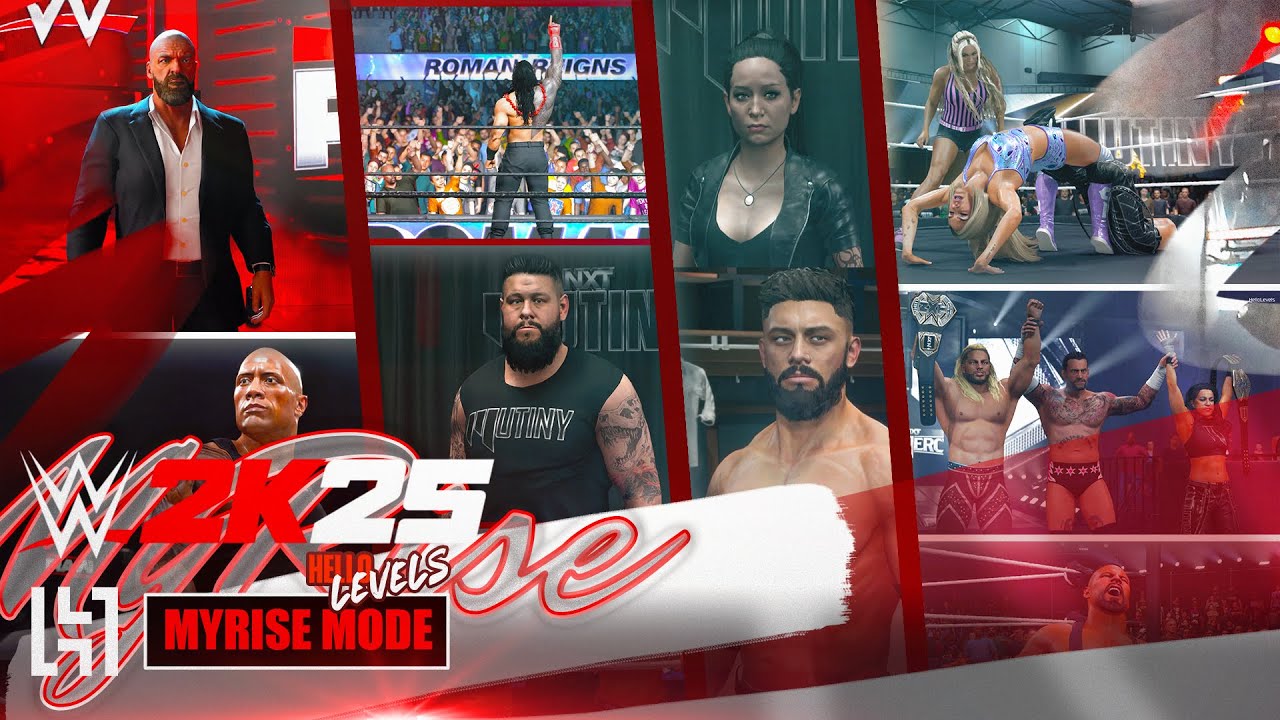 WWE 2K25 MyRise Mode Full Game - Mutiny - All Chapters Walkthrough | PS5 Gameplay