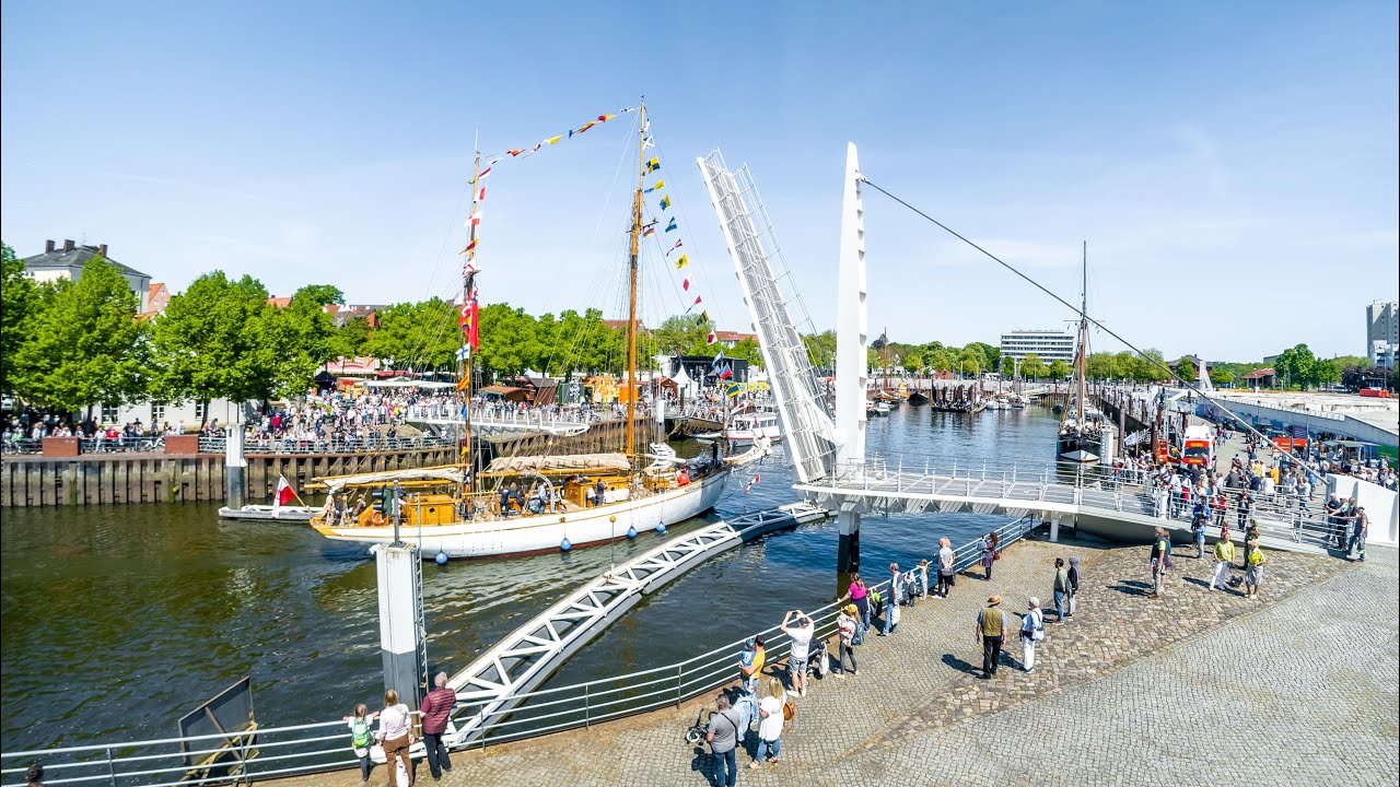 24h Zeitraffer vom 400. Hafengeburstag Vegesack | 1 Tag in Bremen