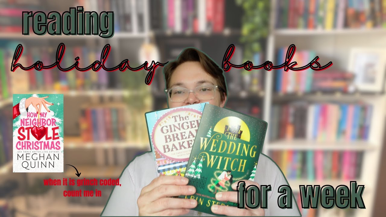 reading vlog | holiday books 🎄
